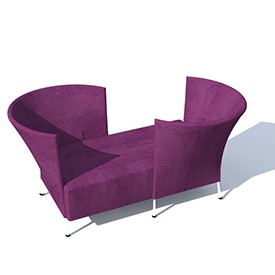 KP Sofa 3D Object | FREE Artlantis Objects Download